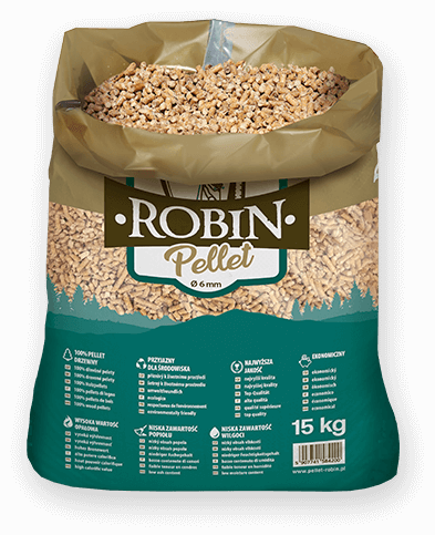 worek pelletu opałowego Robin do kupienia w Augustowie lub sklepie internetowym